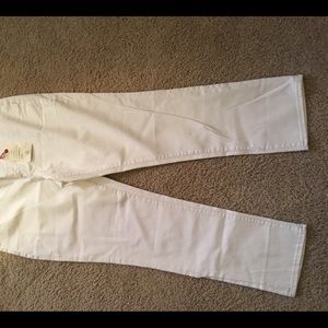 NWT Lands End Petite off-white jeans